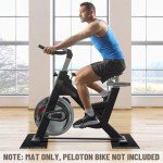 Non-Slip Under Desk Elliptical Mat for Bikes