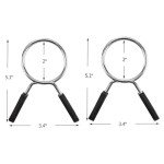 EastyGold Barbell Spring Clip Collars for Weightlifting