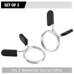 EastyGold Barbell Spring Clip Collars for Weightlifting