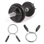 EastyGold Olympic Barbell Clips for Weightlifting