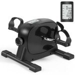 Portable Under Desk Bike Pedal Exerciser with LCD