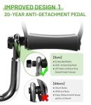 Portable Under Desk Bike Pedal Exerciser with LCD