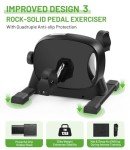 Portable Under Desk Bike Pedal Exerciser with LCD