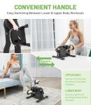 Portable Under Desk Bike Pedal Exerciser with LCD