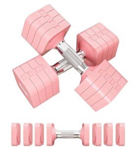 20LBS Adjustable Dumbbell Set for Home Workouts