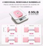 20LBS Adjustable Dumbbell Set for Home Workouts