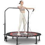 Adjustable 40" Mini Trampoline for Indoor Fitness