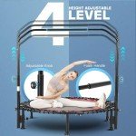 Adjustable 40" Mini Trampoline for Indoor Fitness