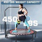 Adjustable 40" Mini Trampoline for Indoor Fitness