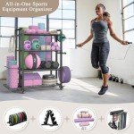 Versatile Weight Rack for Home Gym Storage