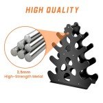 Coral-Inspired 4-Tier Dumbbell Rack Stand