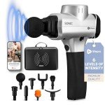 LifePro Deep Tissue Massage Gun with 8 Heads