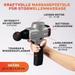 LifePro Deep Tissue Massage Gun with 8 Heads