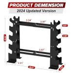 5-Tier Dumbbell Rack for Strength Training Storage