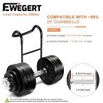 Heavy Duty Dumbbell Spotter Hooks with Straps