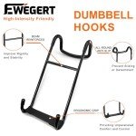 Heavy Duty Dumbbell Spotter Hooks with Straps