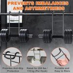 Heavy Duty Dumbbell Spotter Hooks with Straps