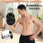 Heavy Duty Dumbbell Spotter Hooks with Straps