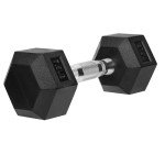 7.5 lb Rubber Coated Hex Dumbbells - Pair