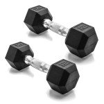 12 LB Coated Hex Dumbbell Weight Pair
