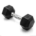 CAP Barbell 15 LB Coated Hex Dumbbell