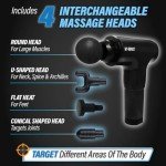 Cordless Muscle Massager with 4 Heads & 6 Speeds