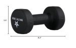 Yes4All 20 lbs Non-Slip Hexagon Dumbbells (Pair)