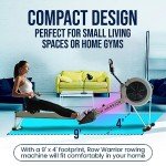 Compact Foldable Indoor Rowing Machine for Home Fitness