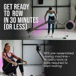 Compact Foldable Indoor Rowing Machine for Home Fitness