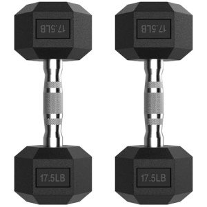 PAPABABE Hex Dumbbell Set for Home Gym