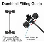 Adjustable Dumbbell to Barbell Converter Set