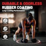 PAPABABE Hex Dumbbell Set for Home Gym