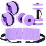 HOMNUTS Aquatic Dumbbells and Swimming Fitness Set