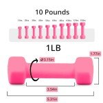 Portzon Hex Dumbbells - Neoprene Coated Weights