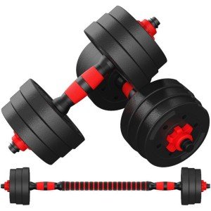 Adjustable Dumbbell Set with Barbell Connector