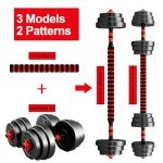 Adjustable Dumbbell Set with Barbell Connector