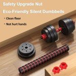 Adjustable Dumbbell Set with Barbell Connector