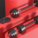 Adjustable Dumbbell Set with Barbell Connector