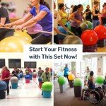 Cardio Drumming Set with Exercise Ball and Sticks
