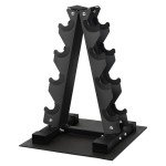 A-Frame 4-Tier Dumbbell Rack for Home Gym