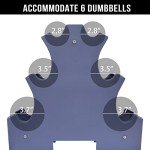 Compact 3-Tier Dumbbell Rack for Home Gym