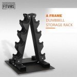 A-Frame 4-Tier Dumbbell Rack for Home Gym