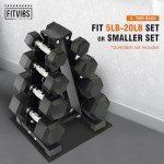 A-Frame 4-Tier Dumbbell Rack for Home Gym