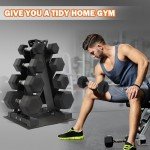 A-Frame 4-Tier Dumbbell Rack for Home Gym