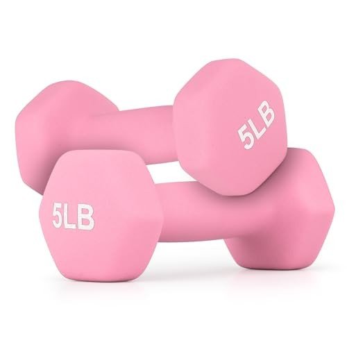 Neoprene Coated Hex Dumbbell Set for Home Gym