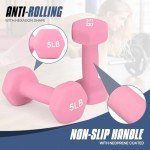 Neoprene Coated Hex Dumbbell Set for Home Gym
