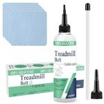 Silicone Treadmill Lubricant with Tubes and Cloths