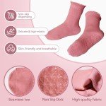 Non-Slip Pilates Yoga Socks for Women - 4 Pairs