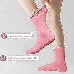 Non-Slip Pilates Yoga Socks for Women - 4 Pairs