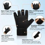 Adjustable Compression Hand Ice Pack Gloves